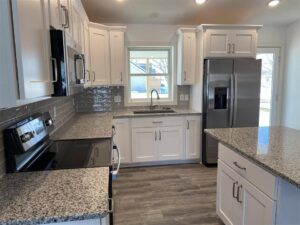 Finished Kitchen with Island