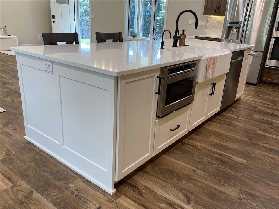 Island with appliances