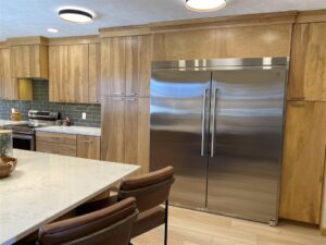 Large kitchen working area