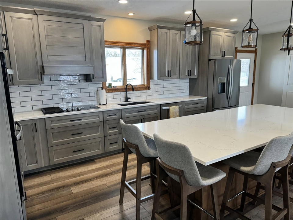 Finished kitchen