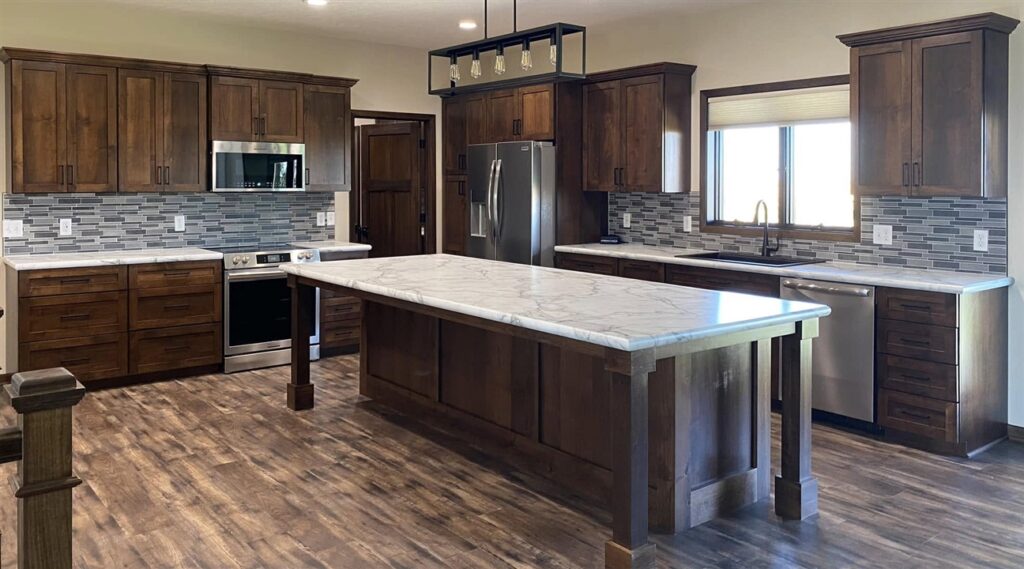 Finished kitchen