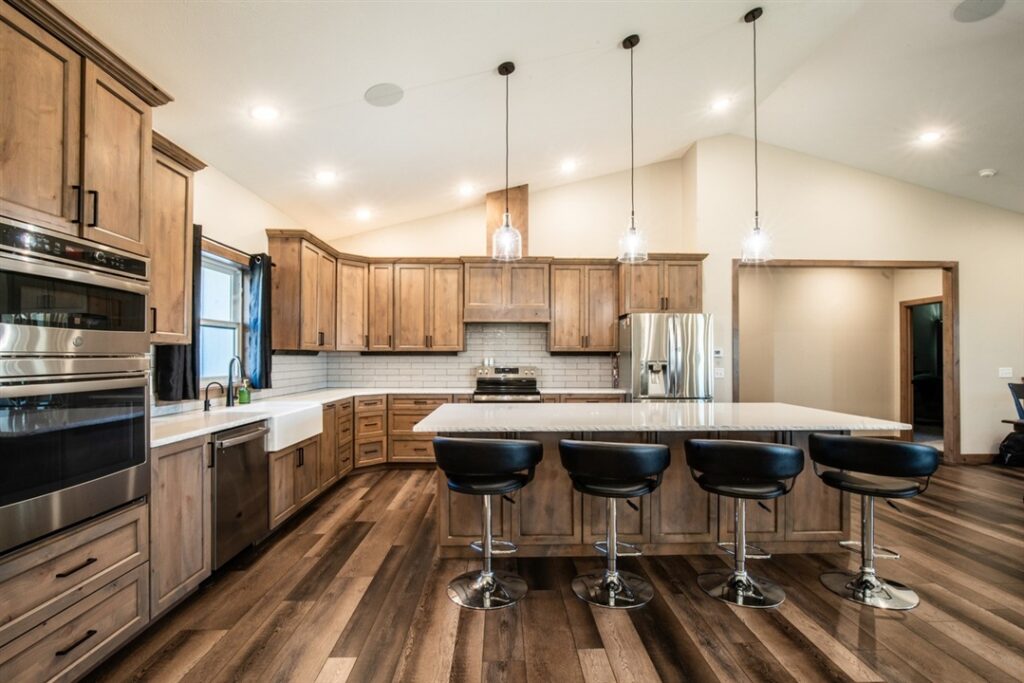 Finished kitchen