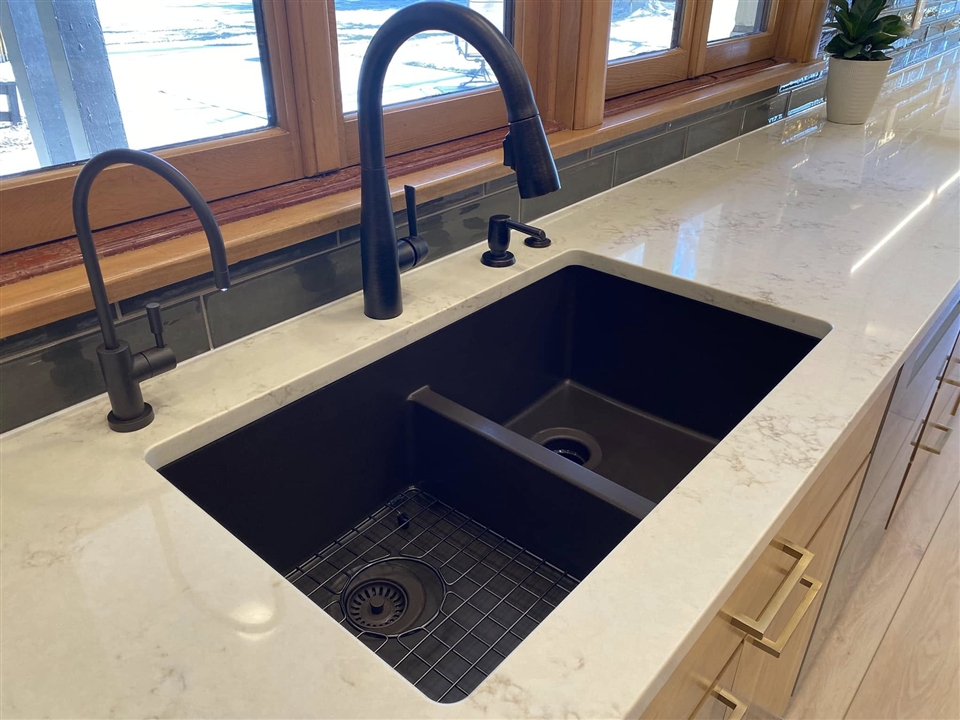 Custom sink and faucets