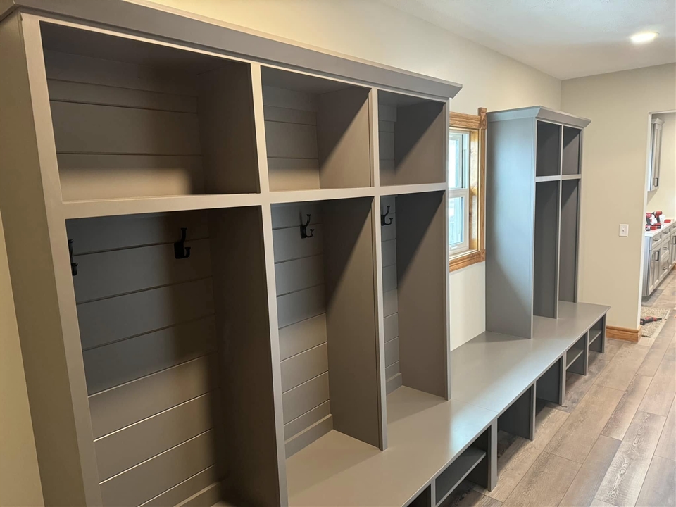 Coat rack nook area