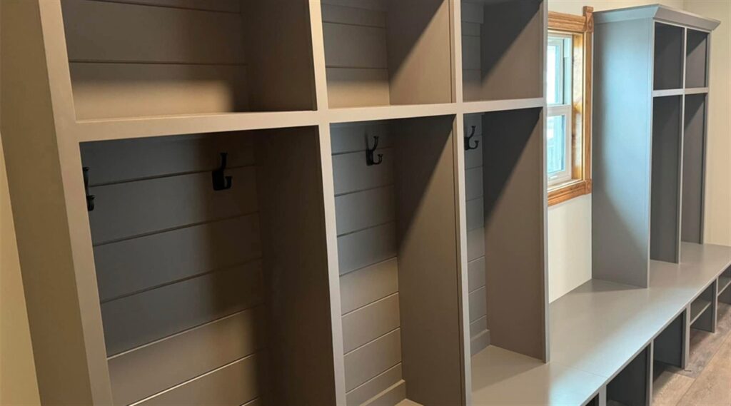 Coat rack nook area
